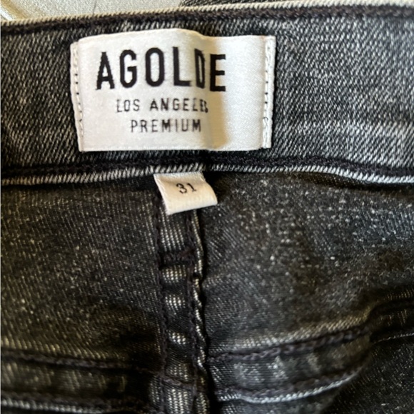 Agolde Sophie Hi Rise Distressed Jeans Size 31 - Picture 8 of 9